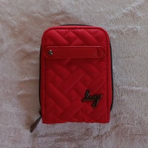 Lug Flurry RFID Wallet - Poppy Red